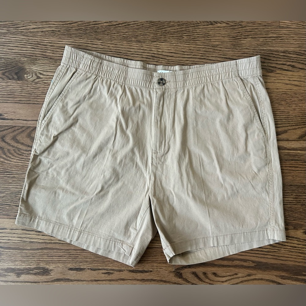 Abound Men’s Chino Shorts In Beige Size XL NWOT